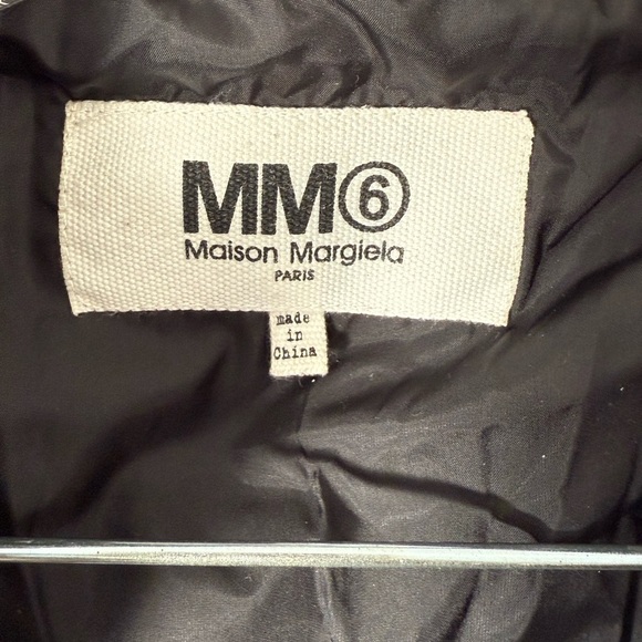 Maison Margiela MM6 Olive Down Hooded Puffer Coat Jacket size 40 - Picture 9 of 9